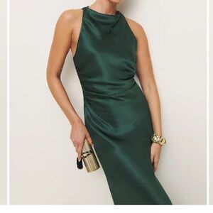 Reformation Anaiis Silk Dress